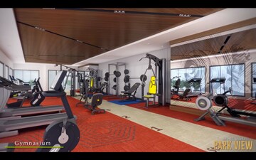 Gym in 3 BHK Apartment at Shivalik Sharda Park View 2, Shela – for Sale