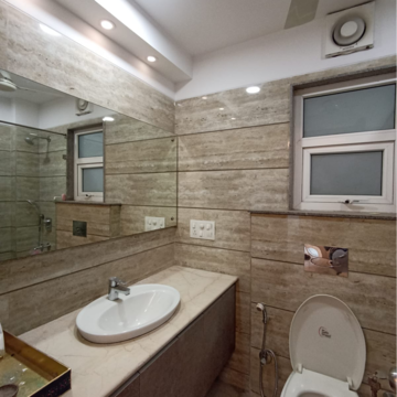 Bathroom in 2 BHK Builder Floor at Greater Kailash ii – for Rent