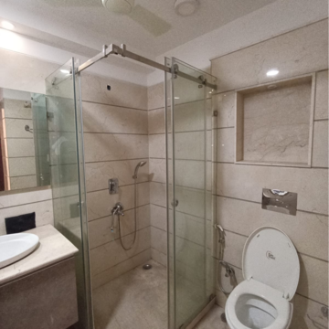 Bathroom in 2 BHK Builder Floor at Greater Kailash ii – for Rent