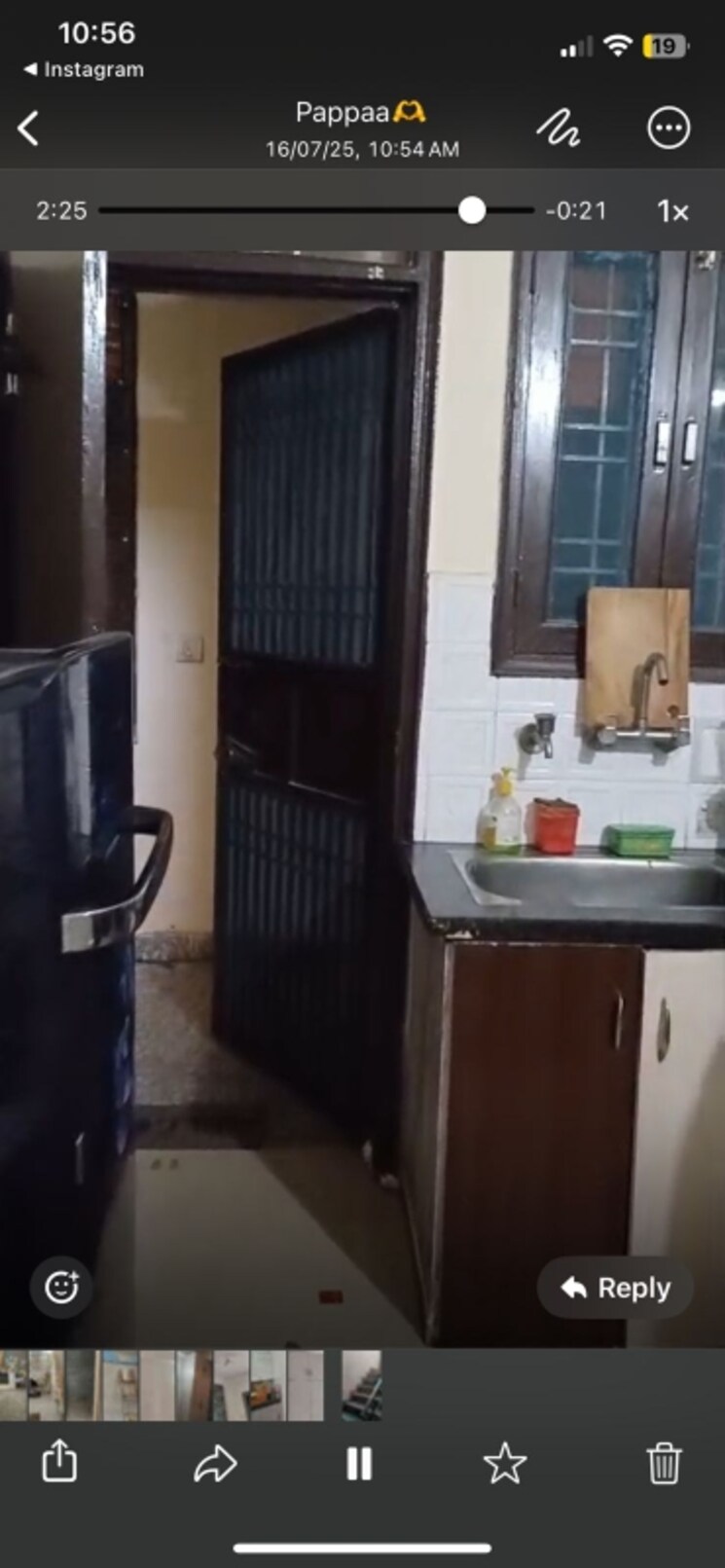 Kitchen, vasundhara sector 1 2 Bedroom 900 Sq.Ft. Builder Floor In Vasundhara Sector 1 Ghaziabad 8959800