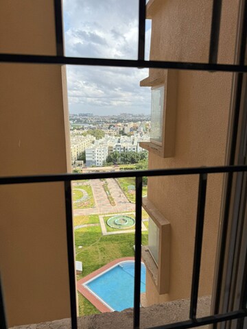 Balcony in 2 BHK Apartment at Ahad Serenity, Rayasandra – for Rent