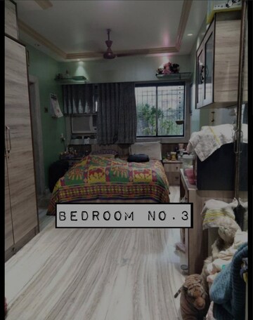 Bedroom in 3 BHK Apartment at Rajgir Court Apartment, Dadar East – for Sale
