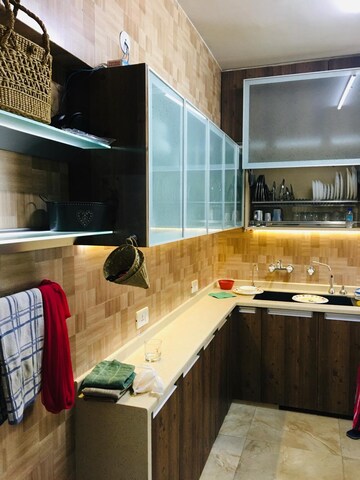 Kitchen in 3 BHK Apartment at Anupam Apartments CGHS, Shahdara – for Rent