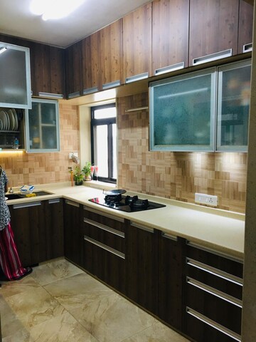 Kitchen in 3 BHK Apartment at Anupam Apartments CGHS, Shahdara – for Rent