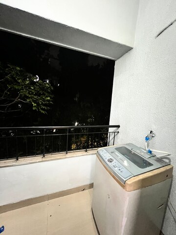 Balcony in 2 BHK Apartment at Naiknavare Trinity Court, Koregaon Park – for Rent