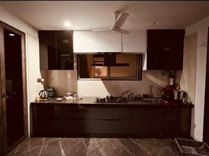 Kitchen in 3 BHK Apartment at Vesu – for Sale