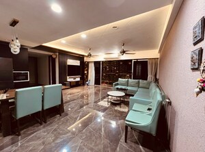 Living Room in 3 BHK Apartment at Vesu – for Sale