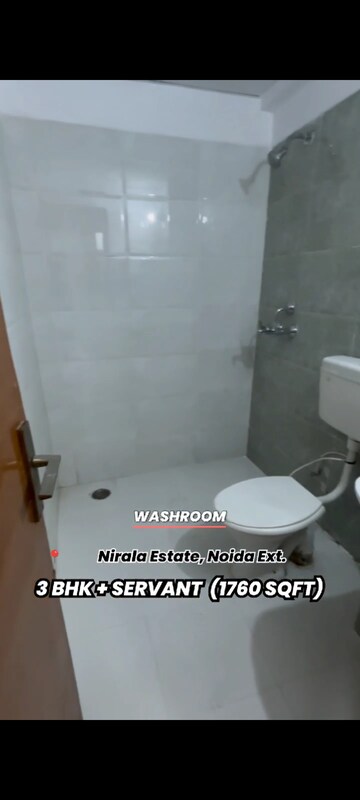 Bathroom in 3 BHK Apartment at ATS Happy Trails, Sector 10 Greater Noida – for Sale