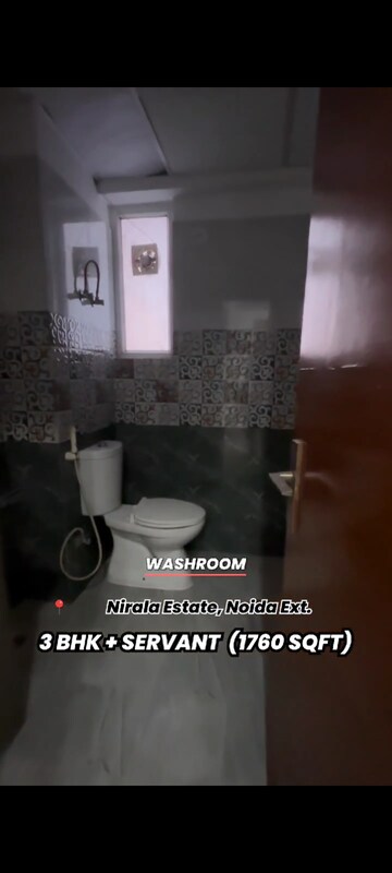 Bathroom in 3 BHK Apartment at ATS Happy Trails, Sector 10 Greater Noida – for Sale