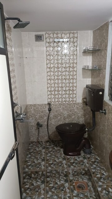 Bathroom in 1 BHK Apartment at Charkop Sector 6 – for Rent