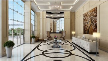 Building Lobby in 3 BHK Apartment at Enpar Lotus 101 Worli Residences, Lower Parel – for Rent