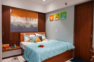 Bedroom in 3 BHK Apartment at F5 Mount Unique, Baner – for Rent