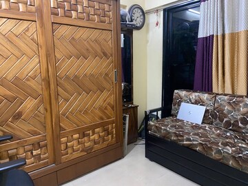 Living Room in 1 BHK Apartment at Mahape – for Rent