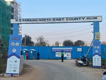  Plot – Exterior View View at MS Ramaiah North East County, Yelahanka - for Sale