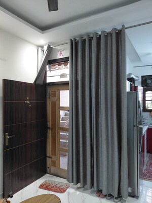 Living Room in 3 BHK Builder Floor at Dhakoli – for Sale