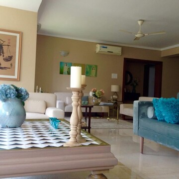 Living Room in 4 BHK Apartment at Raheja Sunkist, Mount Mary – for Rent