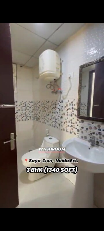 Bathroom in 3 BHK Apartment at Saya Zion, Sector 4 Greater Noida – for Sale