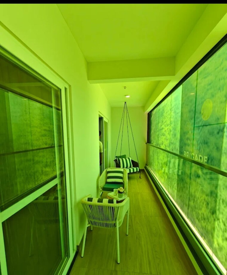 Balcony, brigade-eternia 3 Bedroom 1624 Sq.Ft. Apartment In Yelahanka Bangalore 8960504