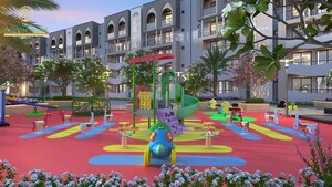 Studio Apartment – Exterior View View at Nimbus The Palm Village, Sector 22a Yamuna Expressway - for Sale