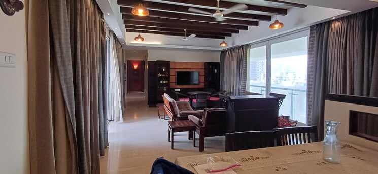Living Room, manav-eternelle 4 Bedroom 3728 Sq.Ft. Apartment In Baner Pune 8960573