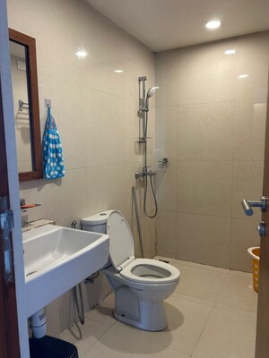 Bathroom in 3 BHK Apartment at Hiranandani Queensgate, Bannerghatta – for Sale