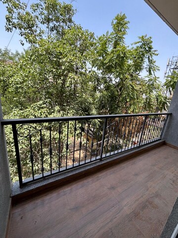 Balcony in 3 BHK Builder Floor at Palm Residency Chhatarpur, Chattarpur – for Rent