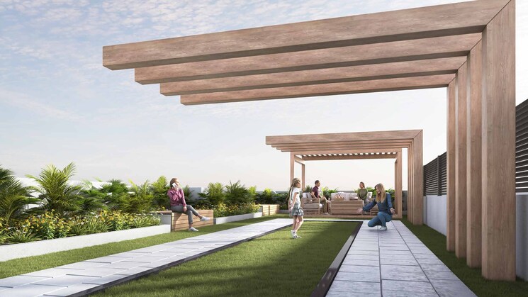 Garden, purvanchal-sunbliss Studio 725 Sq.Ft. Apartment In Sector 22d Yamuna Expressway Greater Noida 8960653