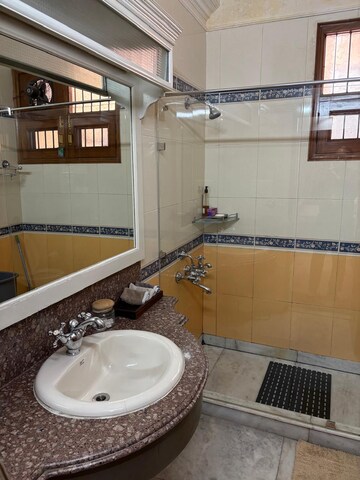Bathroom in 3 BHK Builder Floor at Sector 35 – for Rent