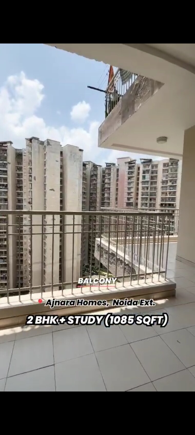 Exterior View, ajnara-homes 2.5 Bedroom 1085 Sq.Ft. Apartment In Sector 16b Greater Noida Greater Noida 8960719