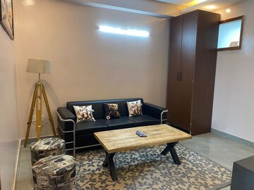 Bedroom in 1.5 BHK Builder Floor at Palm Residency Chhatarpur, Chattarpur – for Rent