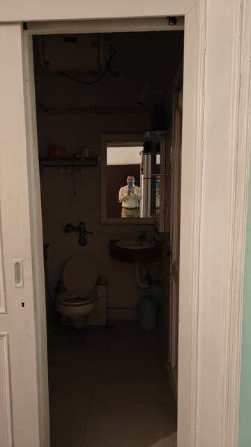 Bathroom in 3 BHK Builder Floor at Panchsheel Enclave – for Rent