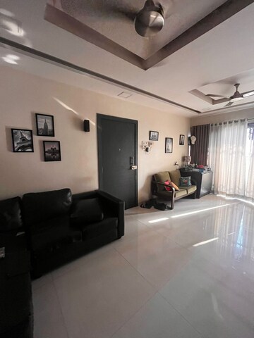 Living Room in 2.5 BHK Apartment at Uma Sparta, Ghodbunder Road – for Sale