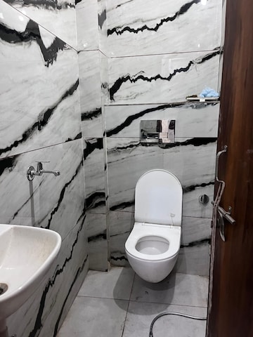 Bathroom in 2.5 BHK Builder Floor at Ashok Vihar Sector 3, Sector 3 – for Rent