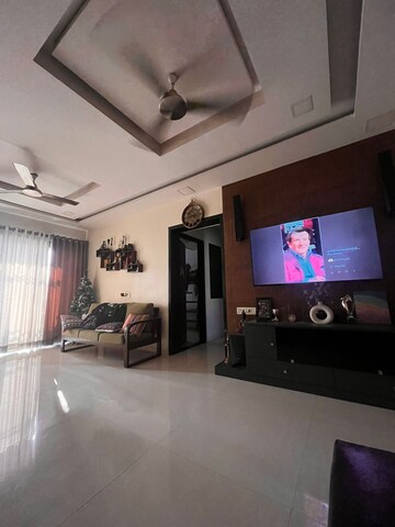 Living Room in 2.5 BHK Apartment at Uma Sparta, Ghodbunder Road – for Sale