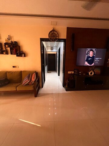 Living Room in 2.5 BHK Apartment at Uma Sparta, Ghodbunder Road – for Sale
