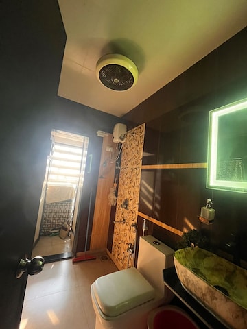 Living Room in 2.5 BHK Apartment at Uma Sparta, Ghodbunder Road – for Sale