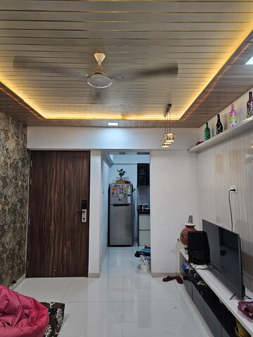 Living Room in 2 BHK Apartment at Choice Goodwill Breeza, Dhanori – for Rent