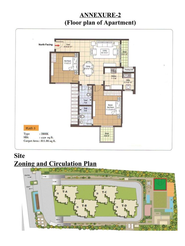 Master Plan, navami-landmaark 2 Bedroom 1329 Sq.Ft. Apartment In Raja Rajeshwari Nagar Bangalore 8908872