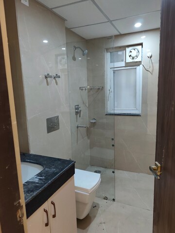 Bathroom in 3 BHK Apartment at Omaxe The Palace, Gomti Nagar – for Rent