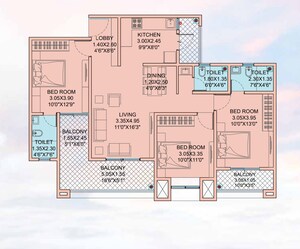 3 BHK Apartment For Sale in Kondhwa