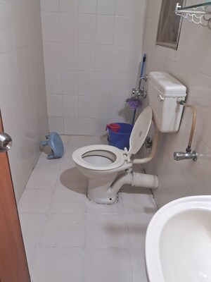 Bathroom in 2 BHK Apartment at Suvarnayug Loksangam Vihar, Aundh – for Sale