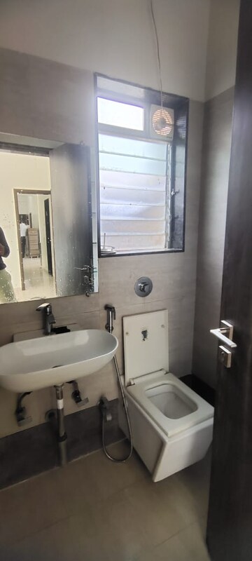 Bathroom in 3 BHK Apartment at Orient Regency, Chembur – for Rent