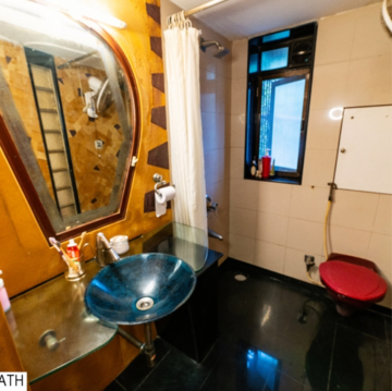 Living Room in 4 BHK Apartment at Payal CHS Varsova, Versova – for Rent