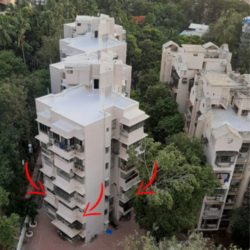 4 BHK Apartment – Exterior View View at Payal CHS Varsova, Versova - for Rent
