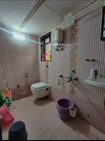 Bathroom in 1 BHK Apartment at Haridwar Apartments, Evershine Nagar – for Rent