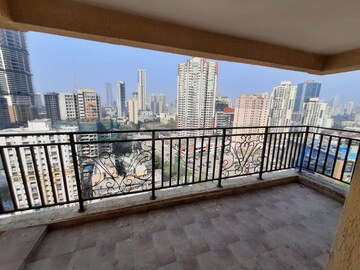 Balcony in 3 BHK Apartment at Avighna One Avighna Park, Lower Parel – for Rent