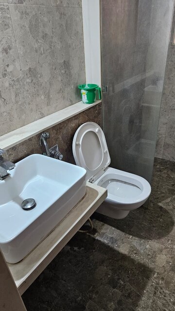 Bathroom in 2 BHK Apartment at Romell Diva, Malad West – for Rent