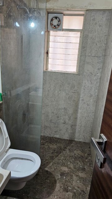 Bathroom in 2 BHK Apartment at Romell Diva, Malad West – for Rent