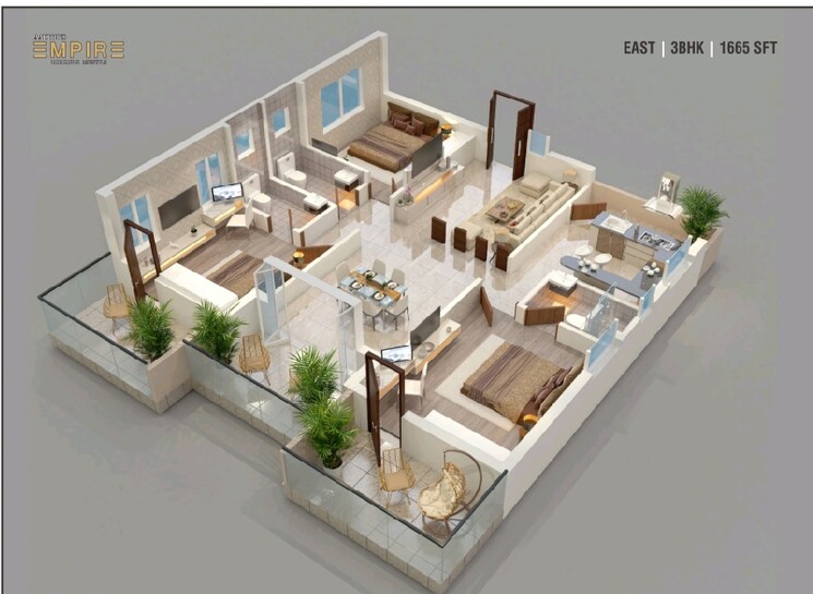 Gym, aaditris-empire-apartments 2 Bedroom 1250 Sq.Ft. Apartment In Velmala Hyderabad 8961229