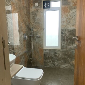 Bathroom in 3 BHK Apartment at Shraddha Elite, Poisar – for Rent